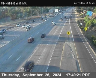 (C094) NB 805 : 47th Street (on ramp)