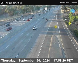 (C094) NB 805 : 47th Street (on ramp)