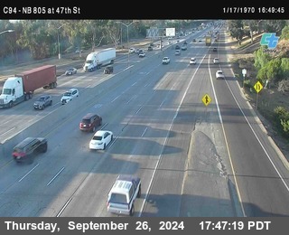 (C094) NB 805 : 47th Street (on ramp)