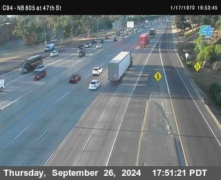 (C094) NB 805 : 47th Street (on ramp)