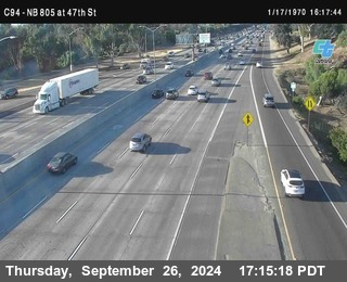 (C094) NB 805 : 47th Street (on ramp)