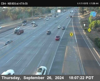 (C094) NB 805 : 47th Street (on ramp)