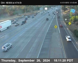 (C094) NB 805 : 47th Street (on ramp)