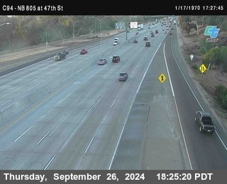 (C094) NB 805 : 47th Street (on ramp)