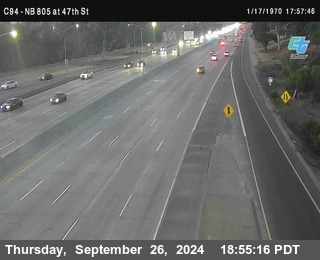 (C094) NB 805 : 47th Street (on ramp)