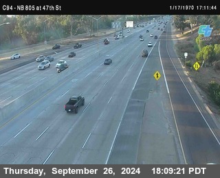 (C094) NB 805 : 47th Street (on ramp)