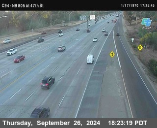 (C094) NB 805 : 47th Street (on ramp)