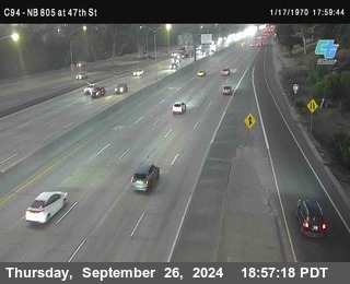 (C094) NB 805 : 47th Street (on ramp)