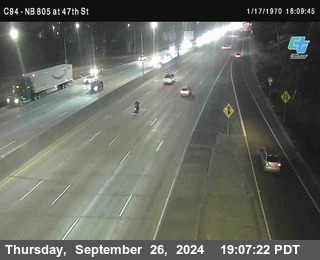 (C094) NB 805 : 47th Street (on ramp)