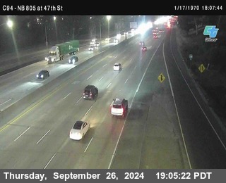 (C094) NB 805 : 47th Street (on ramp)