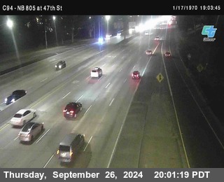 (C094) NB 805 : 47th Street (on ramp)