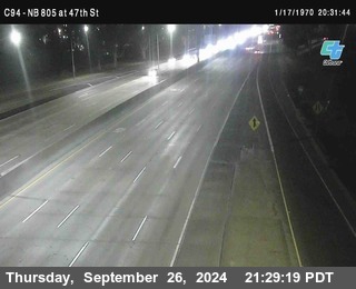 (C094) NB 805 : 47th Street (on ramp)