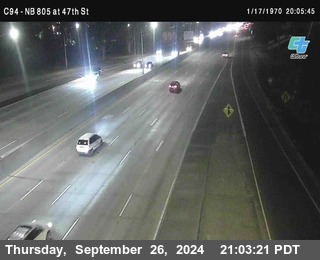 (C094) NB 805 : 47th Street (on ramp)