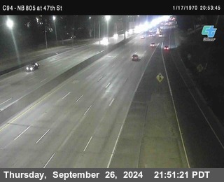 (C094) NB 805 : 47th Street (on ramp)