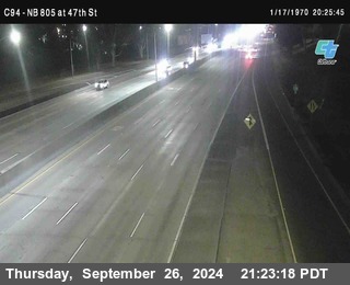 (C094) NB 805 : 47th Street (on ramp)