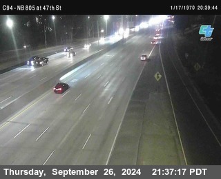 (C094) NB 805 : 47th Street (on ramp)