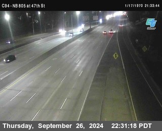 (C094) NB 805 : 47th Street (on ramp)