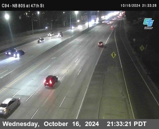 (C094) NB 805 : 47th Street (on ramp)