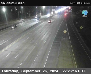 (C094) NB 805 : 47th Street (on ramp)