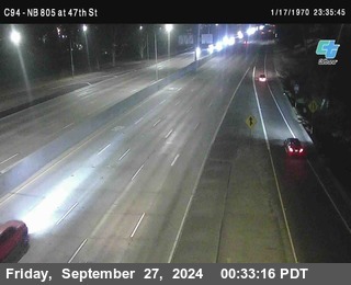 (C094) NB 805 : 47th Street (on ramp)