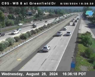 WB 8 at Greenfield Street