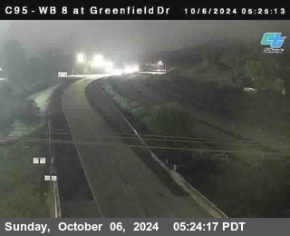 WB 8 at Greenfield Street