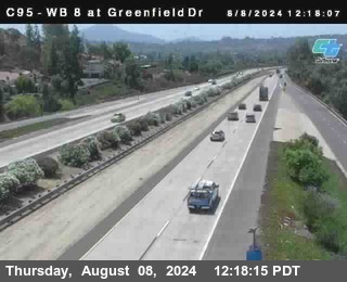 WB 8 at Greenfield Street