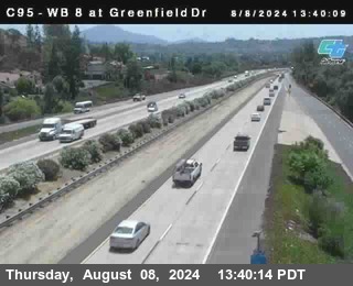 WB 8 at Greenfield Street