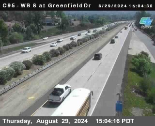 WB 8 at Greenfield Street