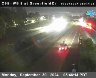 WB 8 at Greenfield Street