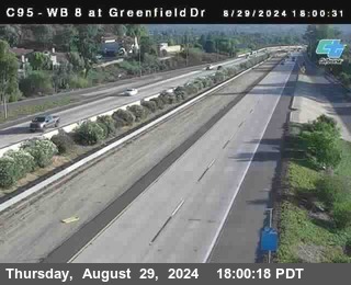 WB 8 at Greenfield Street