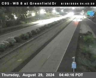 WB 8 at Greenfield Street