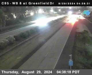 WB 8 at Greenfield Street