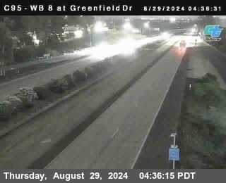 WB 8 at Greenfield Street