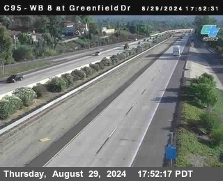 WB 8 at Greenfield Street