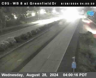 WB 8 at Greenfield Street