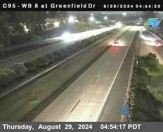 WB 8 at Greenfield Street