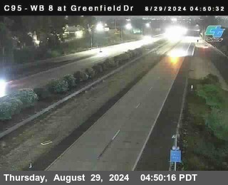 WB 8 at Greenfield Street