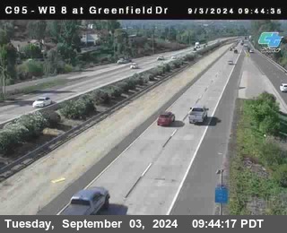 WB 8 at Greenfield Street