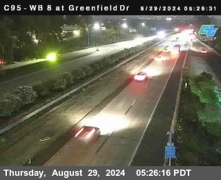 WB 8 at Greenfield Street