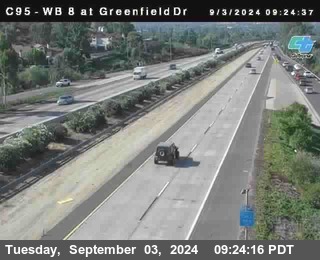 WB 8 at Greenfield Street