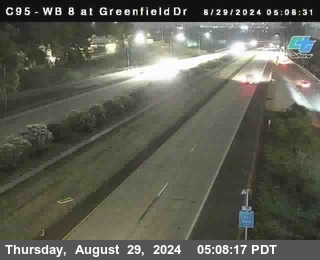 WB 8 at Greenfield Street