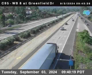 WB 8 at Greenfield Street