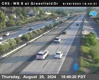 WB 8 at Greenfield Street