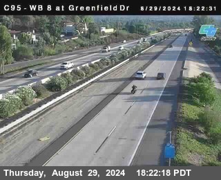 WB 8 at Greenfield Street