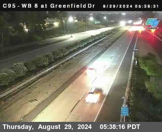 WB 8 at Greenfield Street