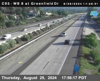 WB 8 at Greenfield Street