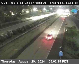 WB 8 at Greenfield Street