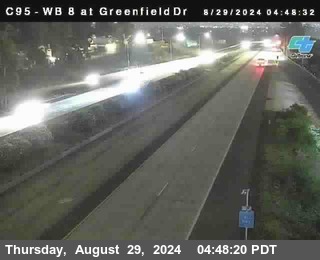 WB 8 at Greenfield Street