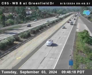 WB 8 at Greenfield Street